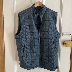 North Face Quilted Blue Vest